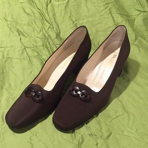 Paloma 2 inch chocolate brown pumps